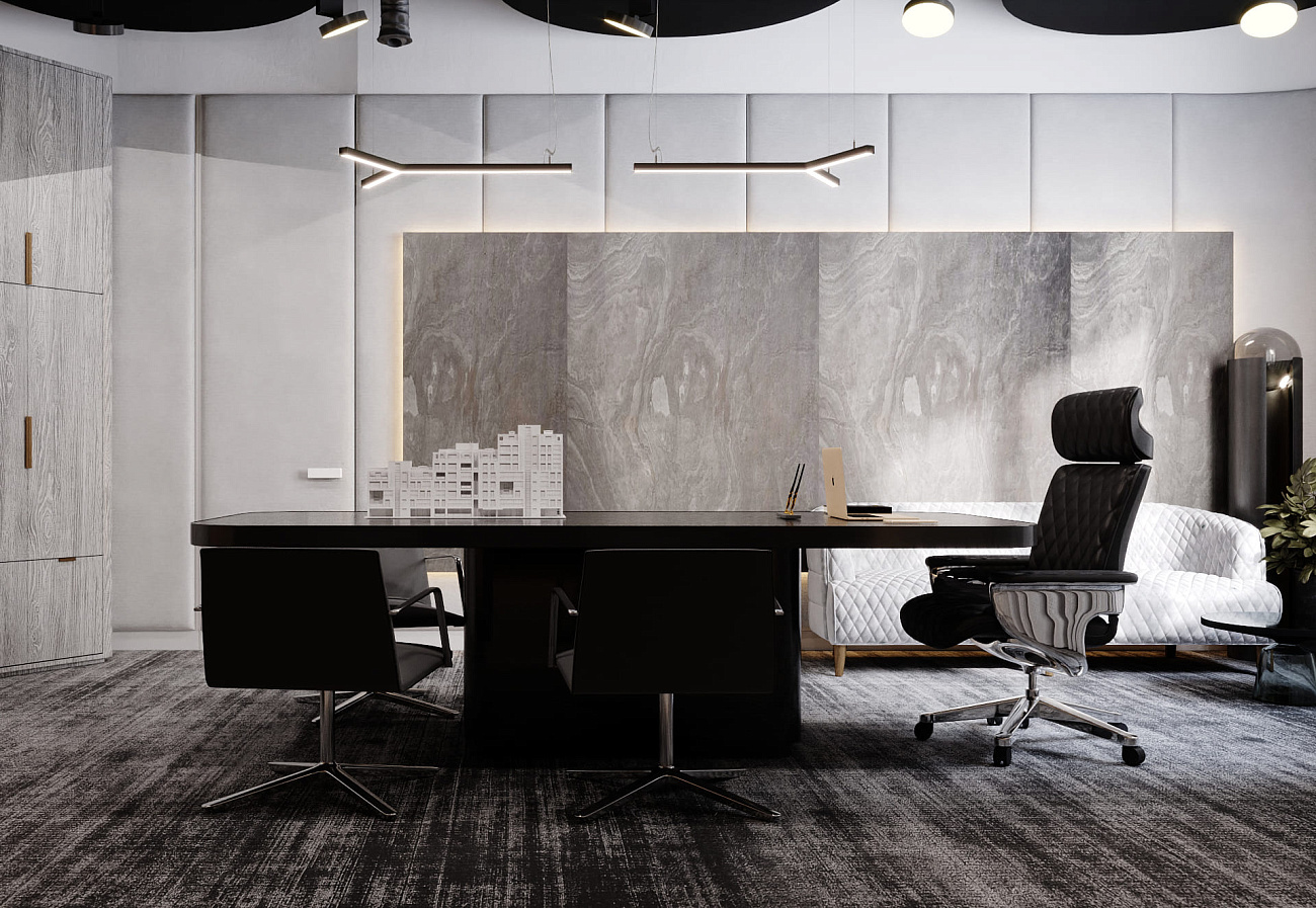 Дизайн интерьера кабинета №1