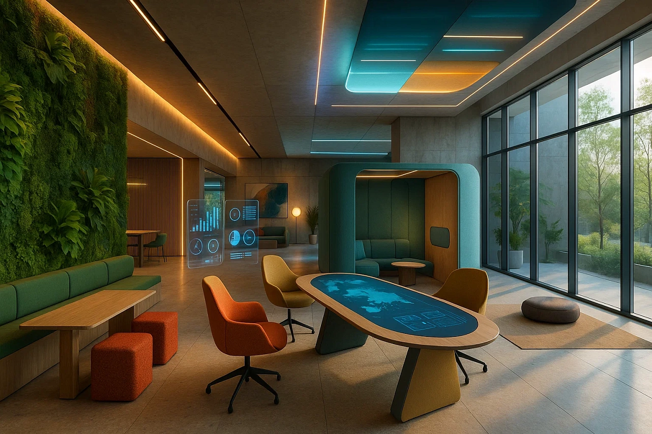 Современные тенденции в дизайне коммерческих интерьеров: что актуально в 2025 году?
