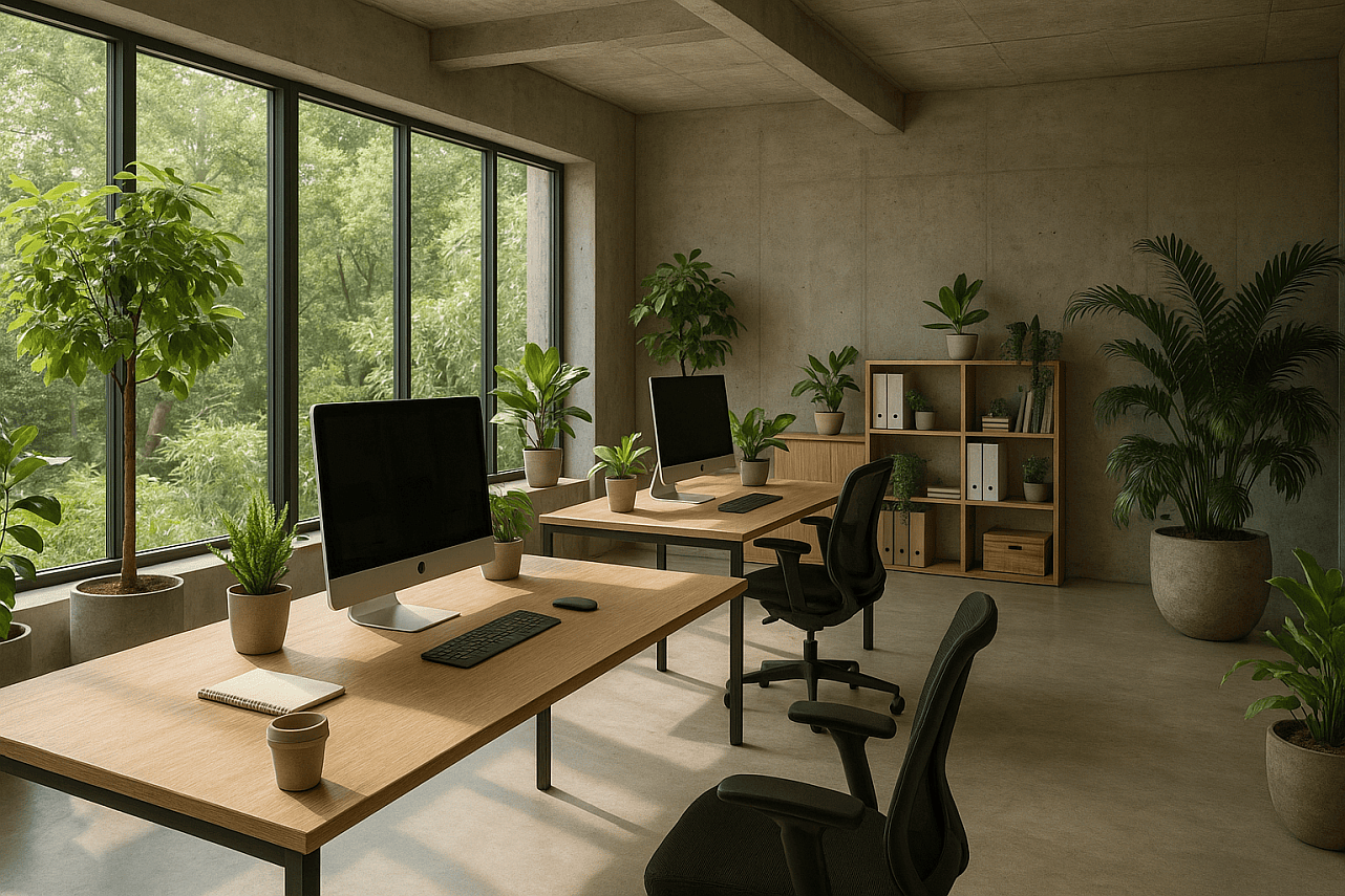  Эко-дизайн в коммерческих помещениях: преимущества и возможности для бизнеса